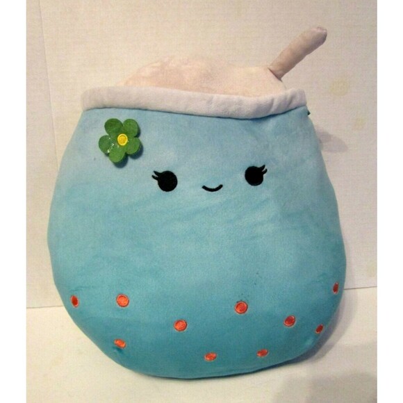 Jakarria Blue Boba Official Squishmallows Kellytoy Plush Toy Squishy 12” - Picture 1 of 6